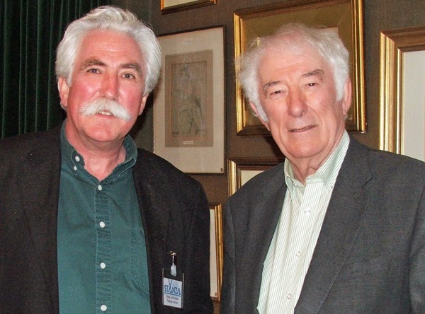 Brian Johnstone and Seamus Heaney at StAnza