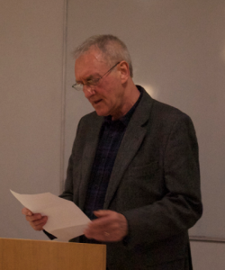 James Kelman reading from The Book of Whispers, April 2015