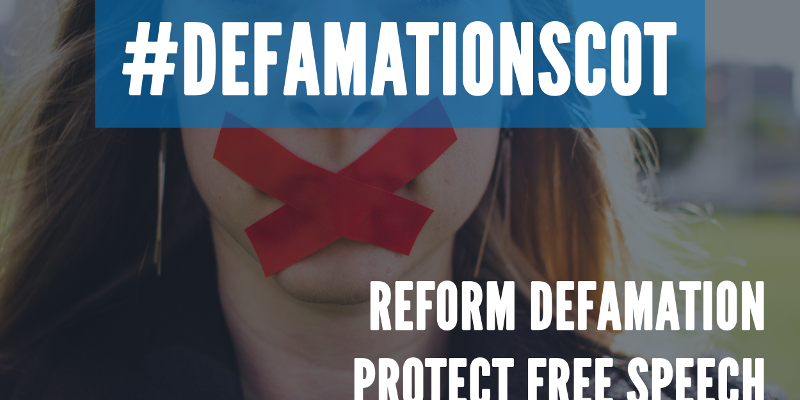 defamation scot campaign - reform defamation, protect free speech