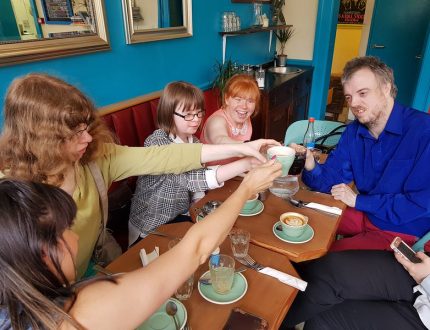 People gathering to celebrate Learning Disability Week