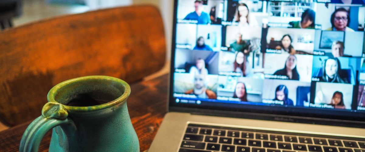 laptop and cup of tea
