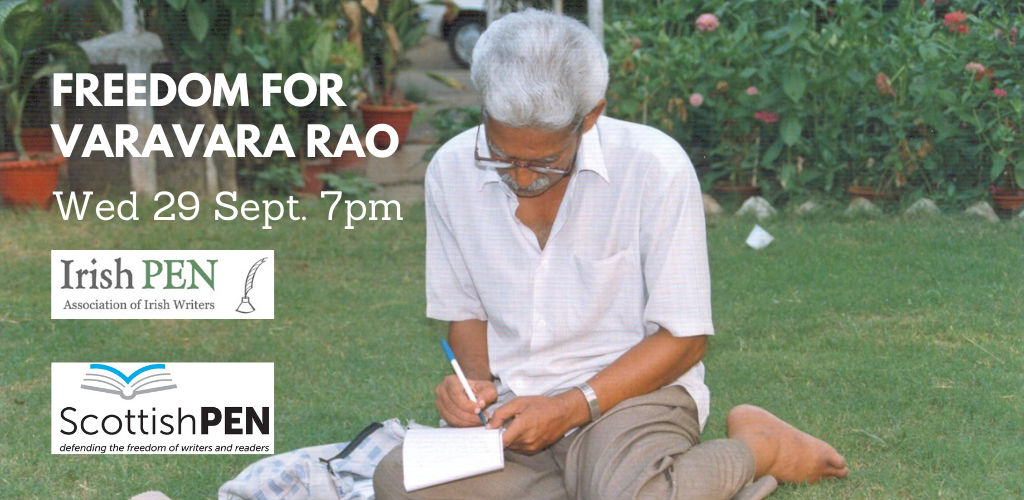 image of varavara rao and pen logos