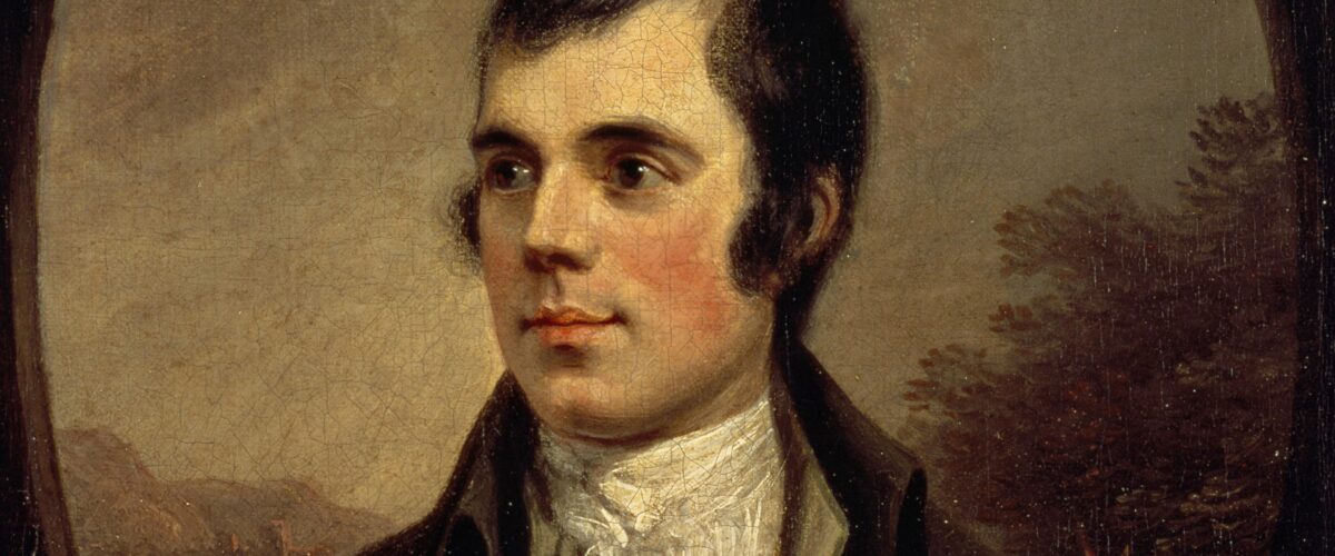 Painting of Robert Burns by Naysmith